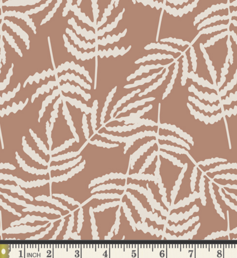 Ferngully Cinnamon - Rayon Woven-